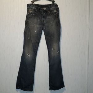 Size 32/34 Silver Jeans